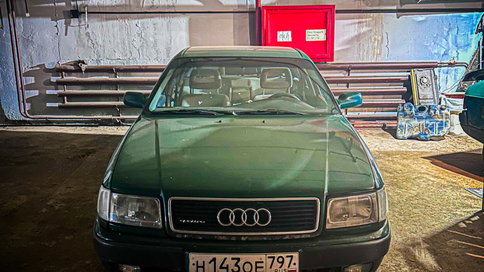 Audi 100 (C4) 2.8 бензиновый 1994 | Зимний геккон на DRIVE2