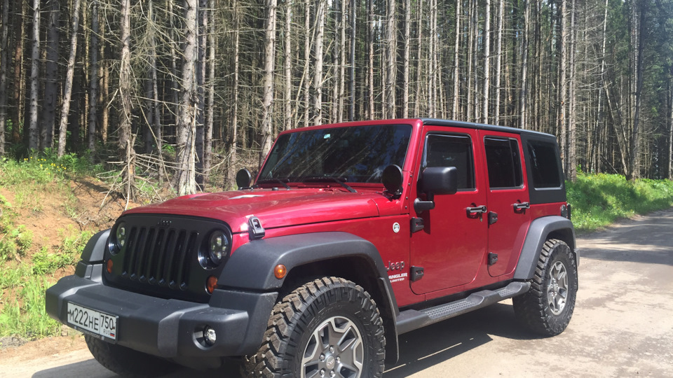 red jl wrangler