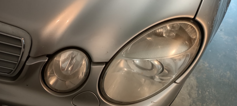 Кастомные BiLed фары — Mercedes-Benz E-Class (W211), 5 л, 2005 года ...