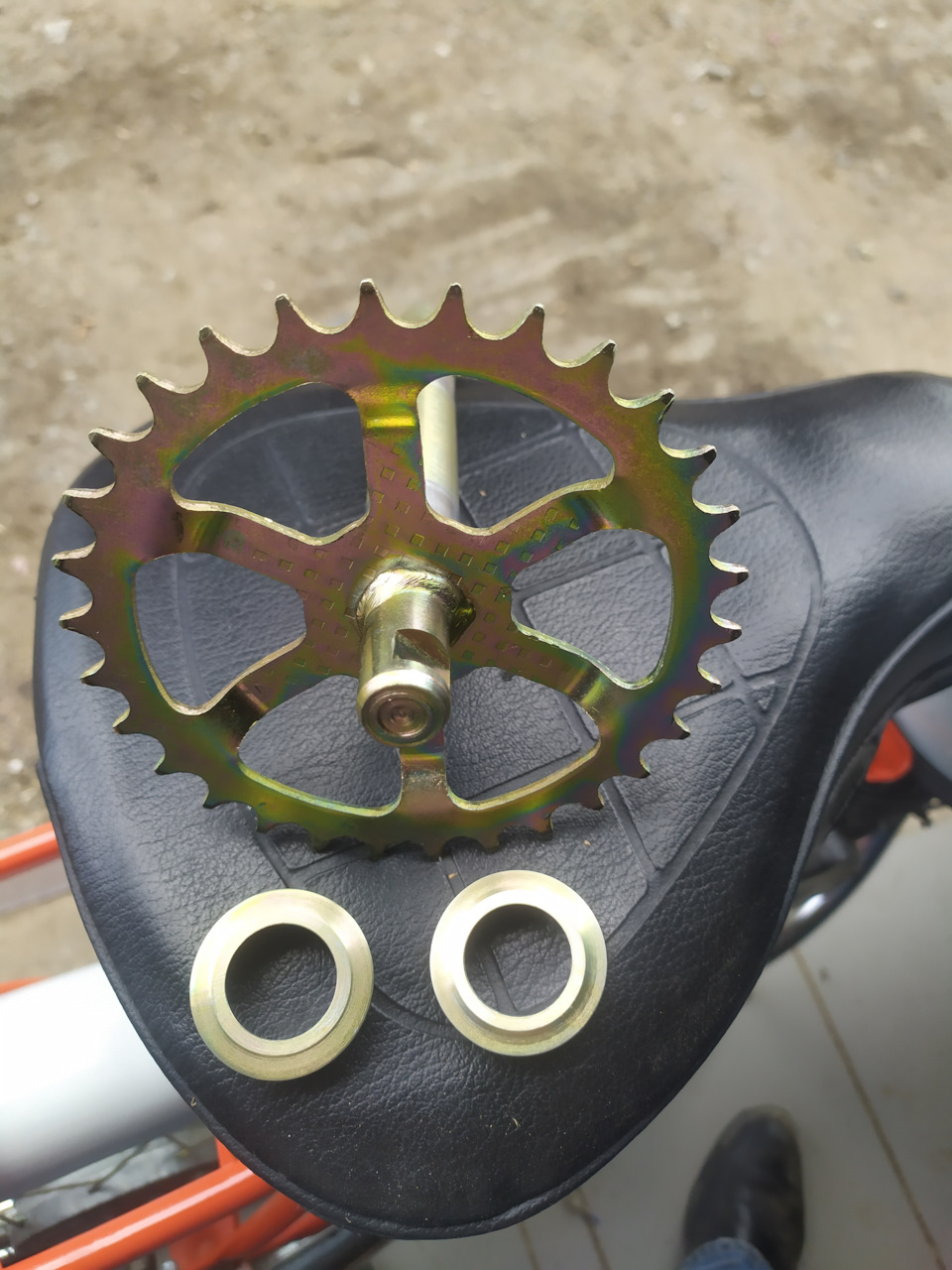 Новые втулки на каретку — Рига 13 (Апельсин), 0,5 л, 1986 года | своими ...