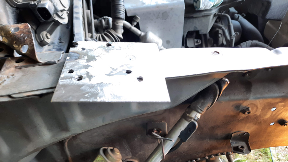 Заплата из холодильника — Toyota Land Cruiser 100