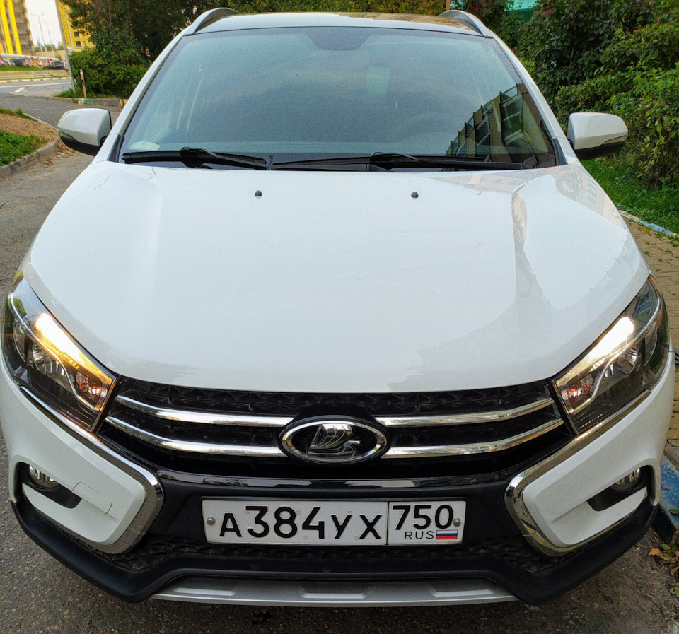 Синие лампочки в ДХО — Lada Vesta SW Cross, 1,8 л, 2019 года | тюнинг |  DRIVE2