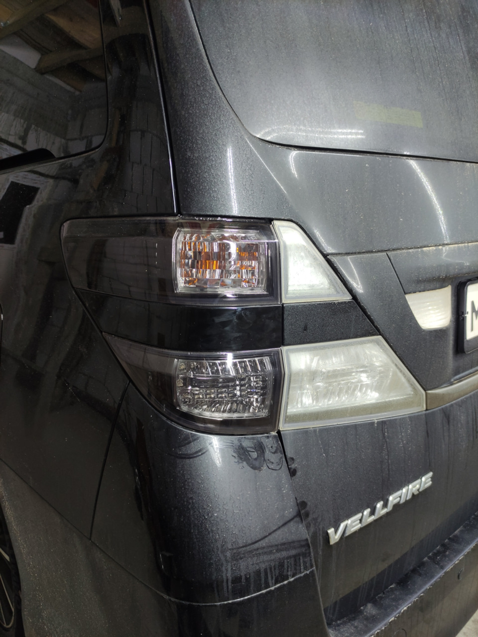 Затемнение фар — Toyota Vellfire (1G), 3,5 л, 2011 года | стайлинг | DRIVE2