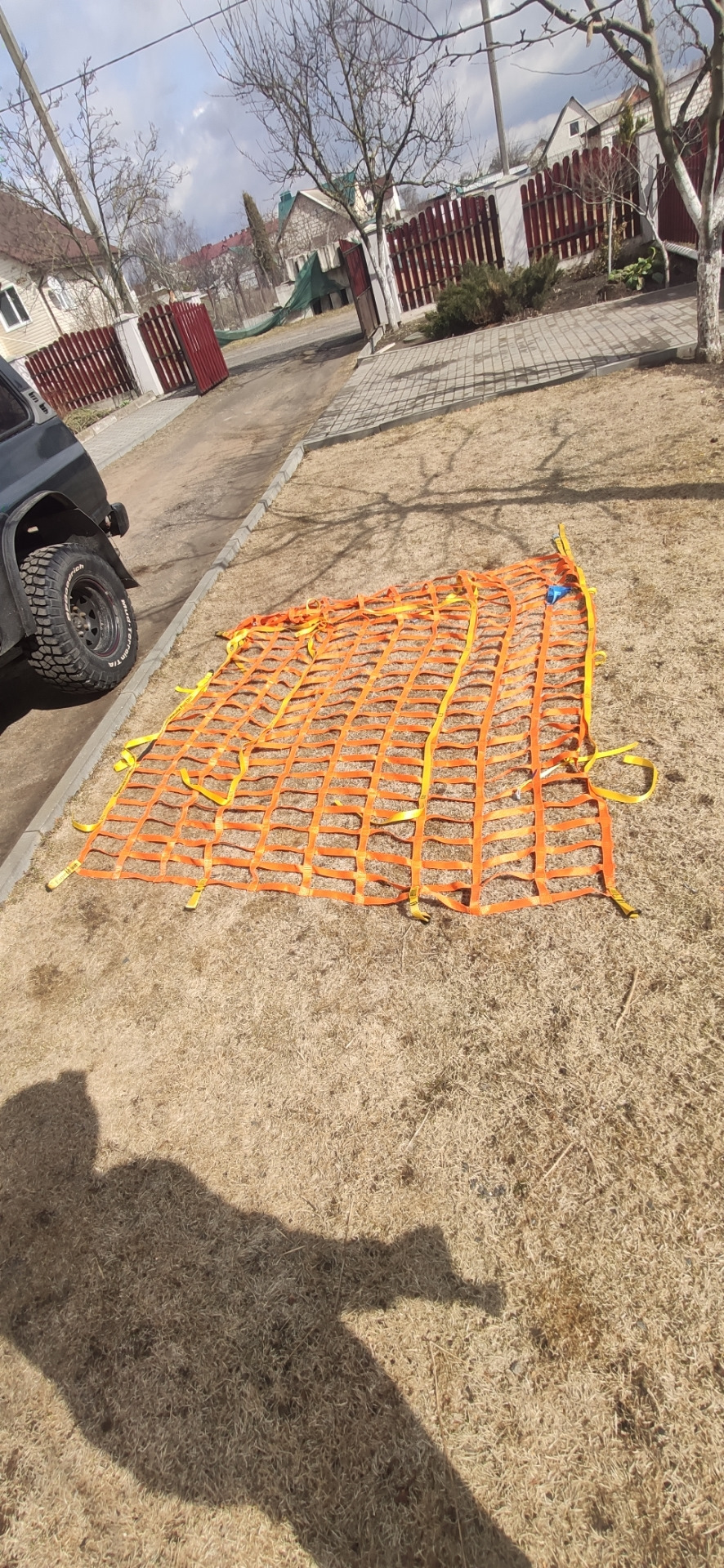 Сетка экспедиционного багажника — Nissan Patrol GR I (Y60), 2,8 л, 1989 ...