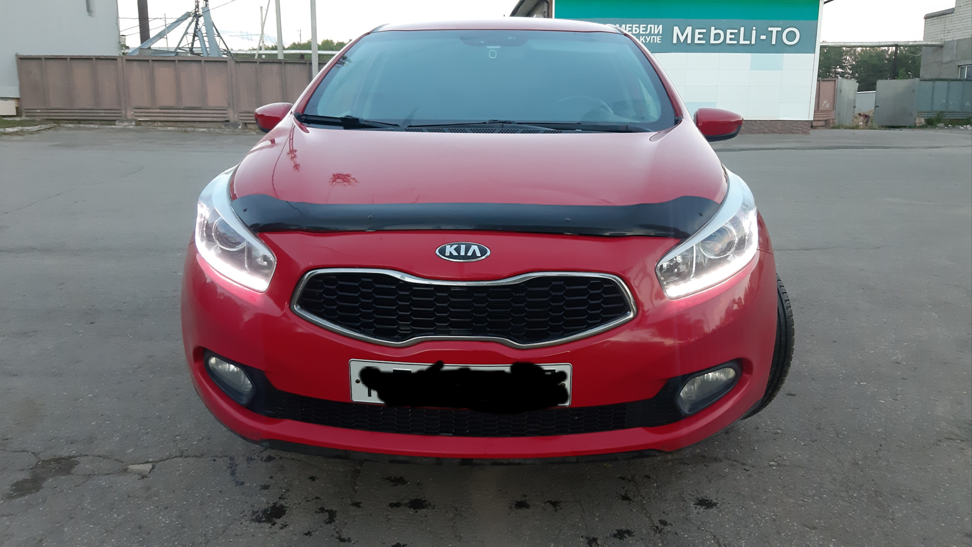 Установка фар с Led ДХО. — KIA Ceed (2G), 1,6 л, 2014 года | своими ...