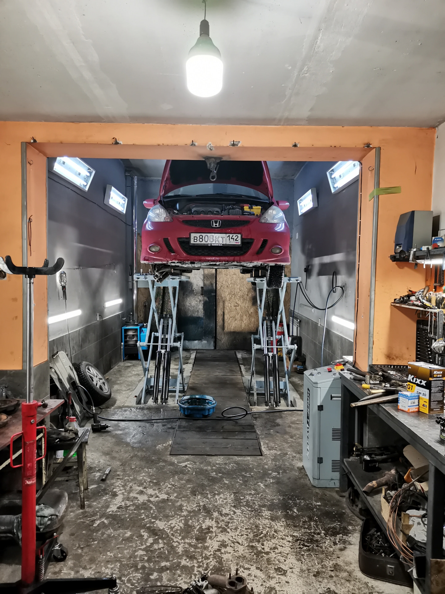 ТО №5 — Замена масла и фильтров +замена шпильки ступицы — Honda Jazz ...