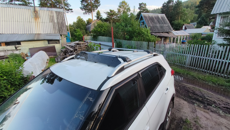 Фейринг-козырёк аэродинамический на крышу — Hyundai Creta (1G), 1,6 л ...