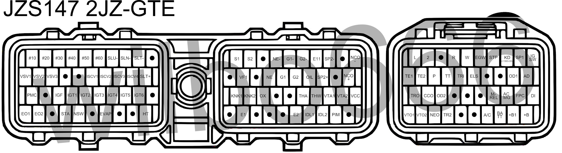 Схема 2jz ge aristo