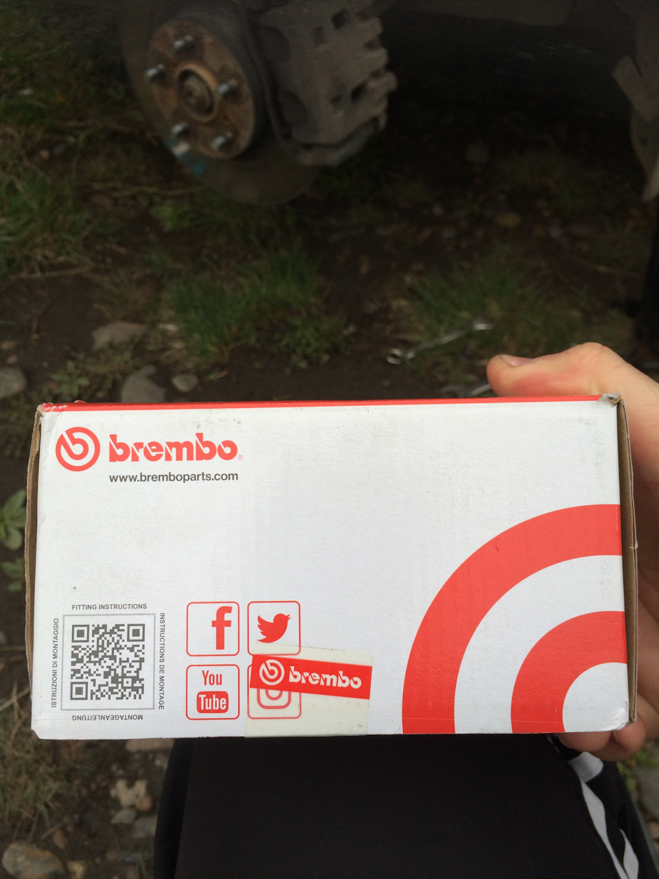 Тормозные колодки — Subaru Forester (SG), 2 л, 2007 года | своими ...