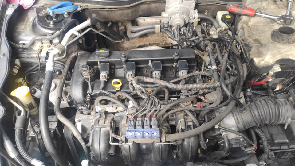 Замена прокладки клапанной крышки — Mazda 6 (2G) GH, 2 л, 2011 года ...