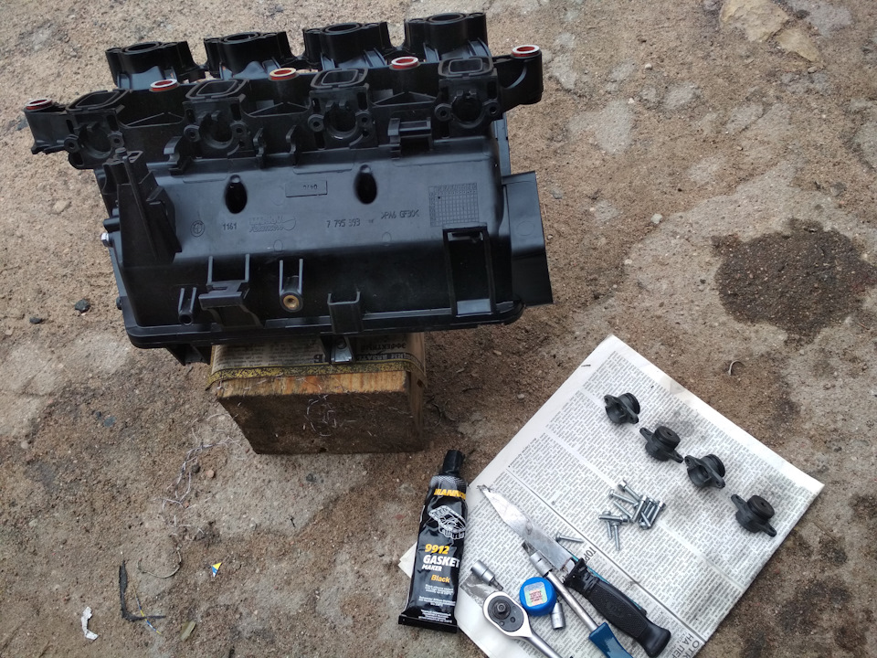 Мойка двигателя, чистка впускного коллектора, заглушки заслонок — BMW 3 ...