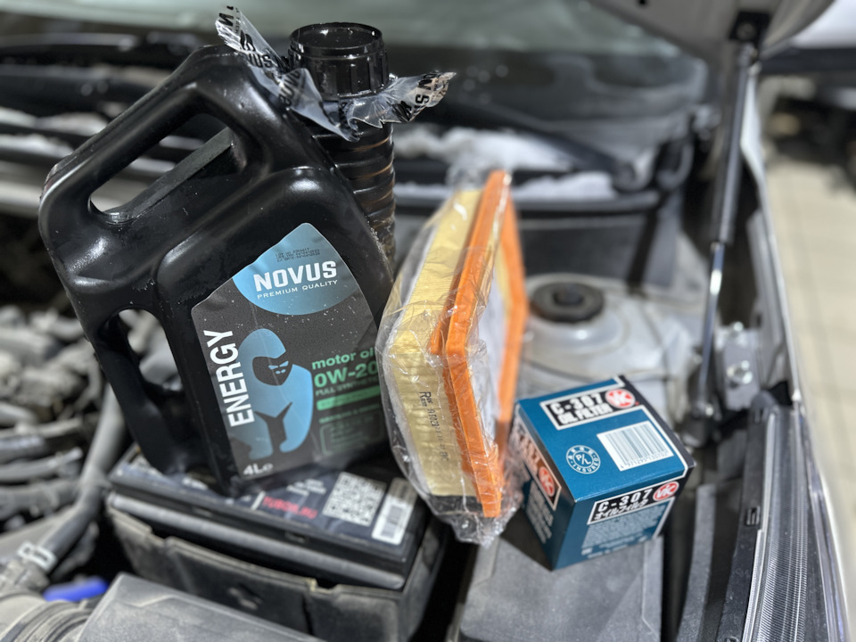 Очередное ТО, масло, фильтра. NOVUS ENERGY 0W-20 PAO+Ester. — KIA Rio ...