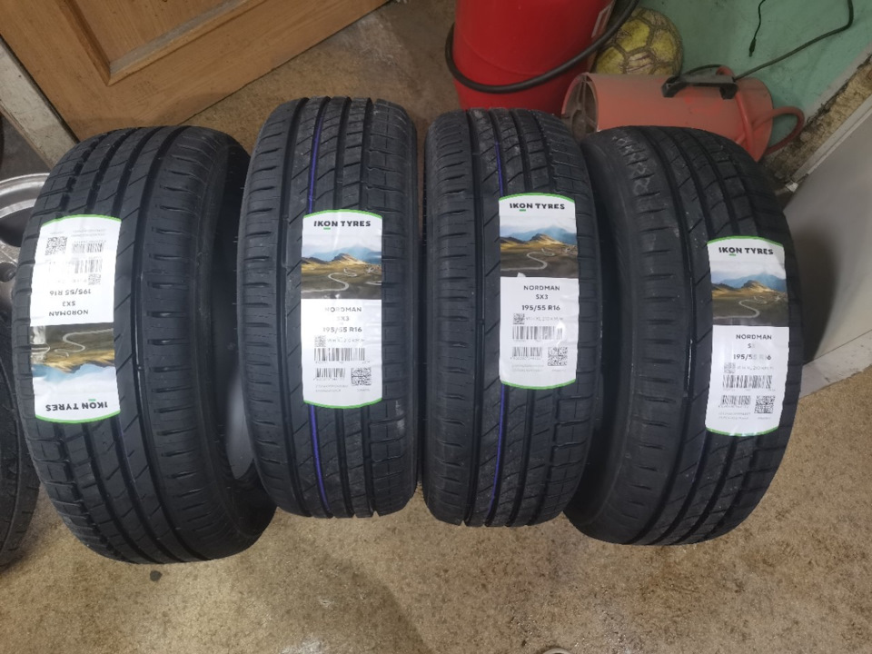 Новая резина на лето Ikon Tyres Nordman SX3 195/55 R16 — Chevrolet ...