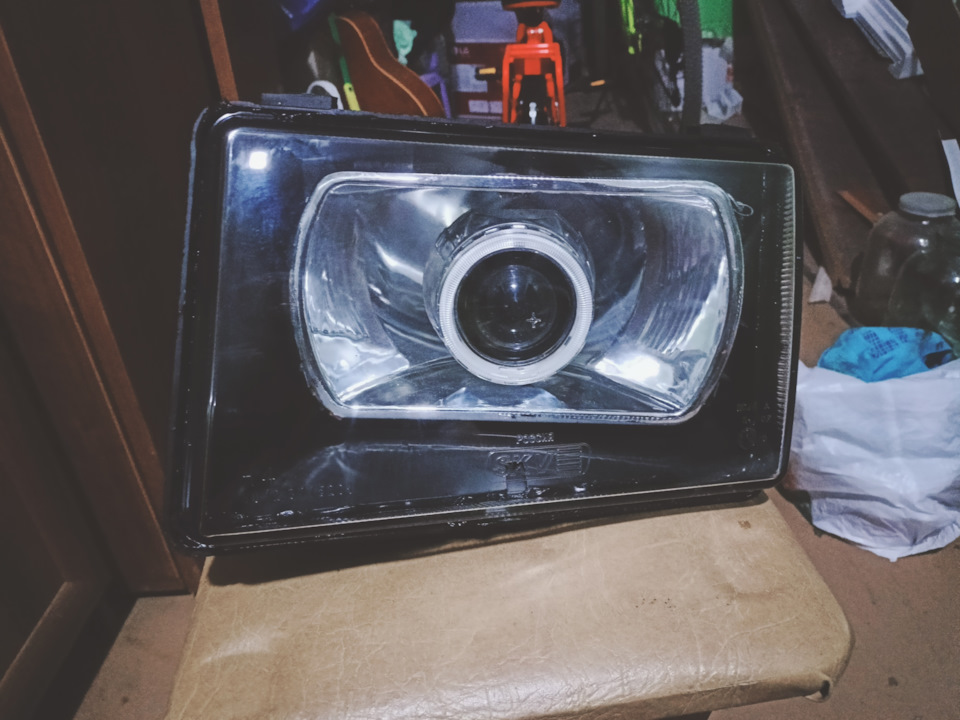 Фары с линзами — ГАЗ Газель, 2,4 л., 2000 года | тюнинг | DRIVE2