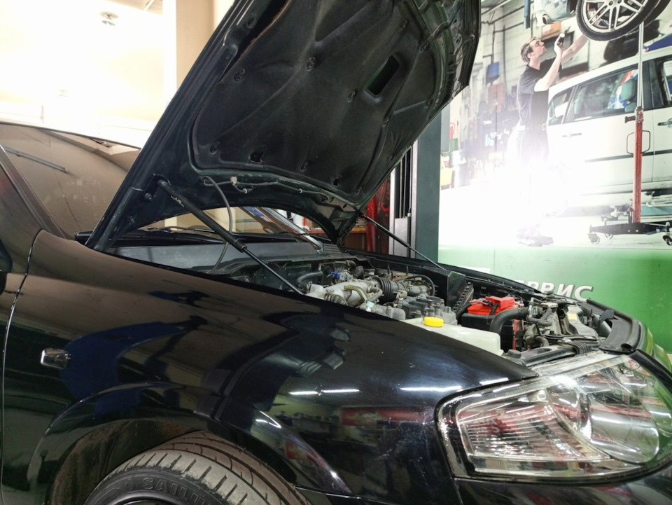 Комфорт под капотом — Nissan Almera Classic (B10), 1,6 л, 2007 года ...