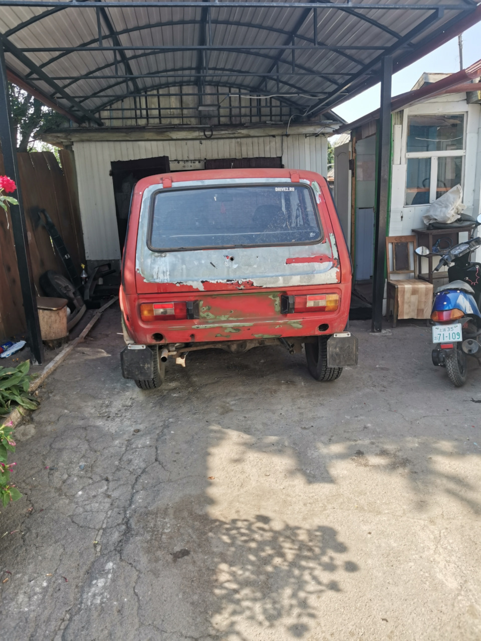 Покраска своими руками — Lada 4x4 3D, 1,6 л, 1982 года | кузовной ремонт |  DRIVE2