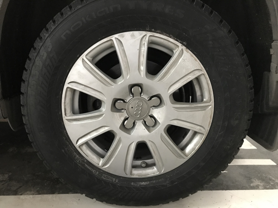 Замена зимней резины — Volkswagen Tiguan (1G), 2 л, 2012 года | шины ...