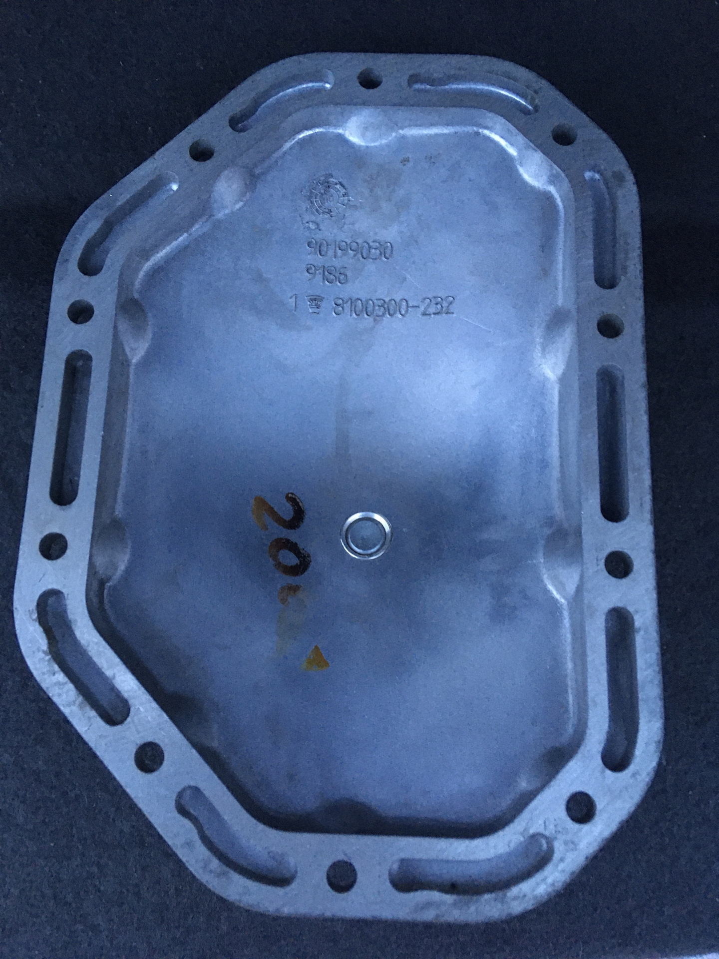 Сливная пробка в поддоне МКПП F17 — Opel Astra H, 1,6 л, 2009 года ...