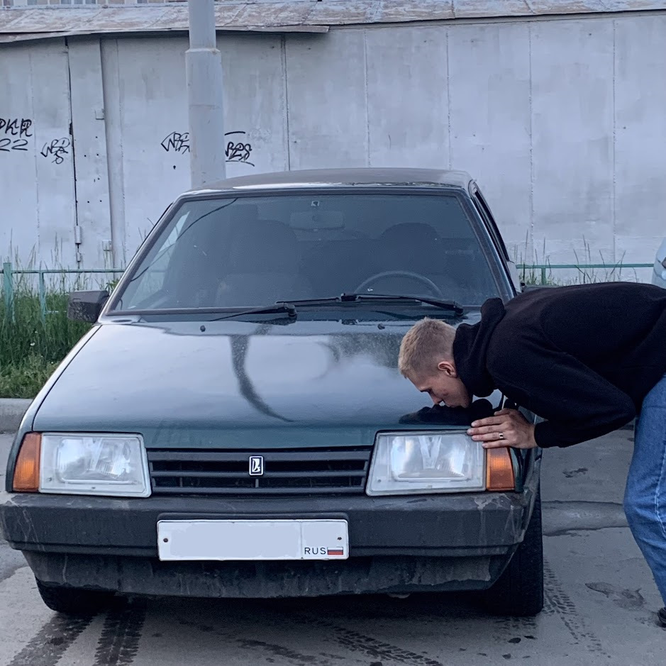 Изначальный вид моей 09 — Lada 21093i, 1,5 л, 2002 года | покупка машины |  DRIVE2