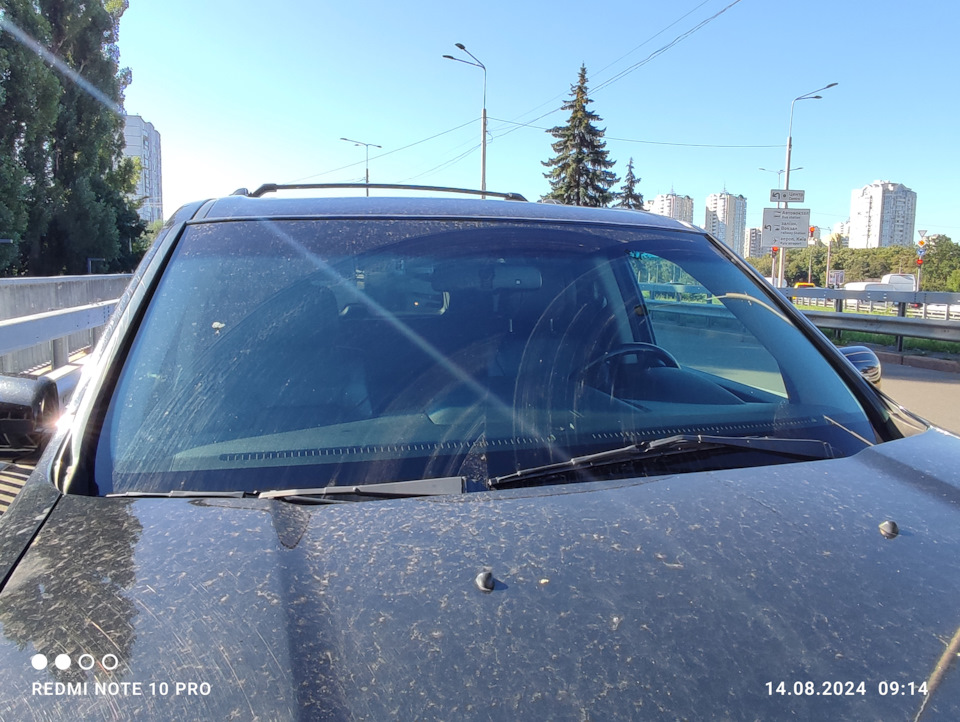 Увеличиваем размер дворника водителя — Honda Pilot (2G), 3,5 л, 2015 ...