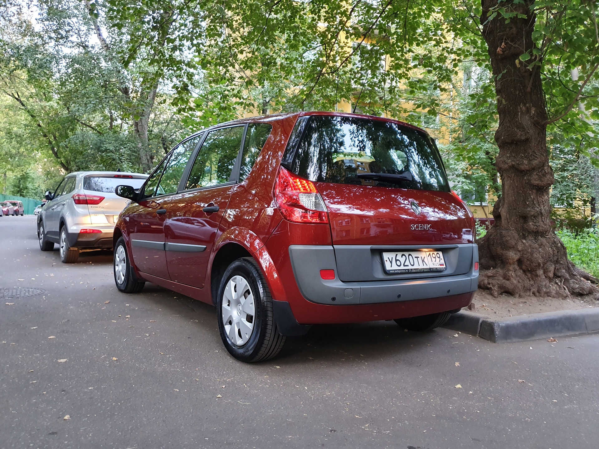 Первые впечатления. — Renault Scenic II, 1,6 л, 2008 года | наблюдение |  DRIVE2