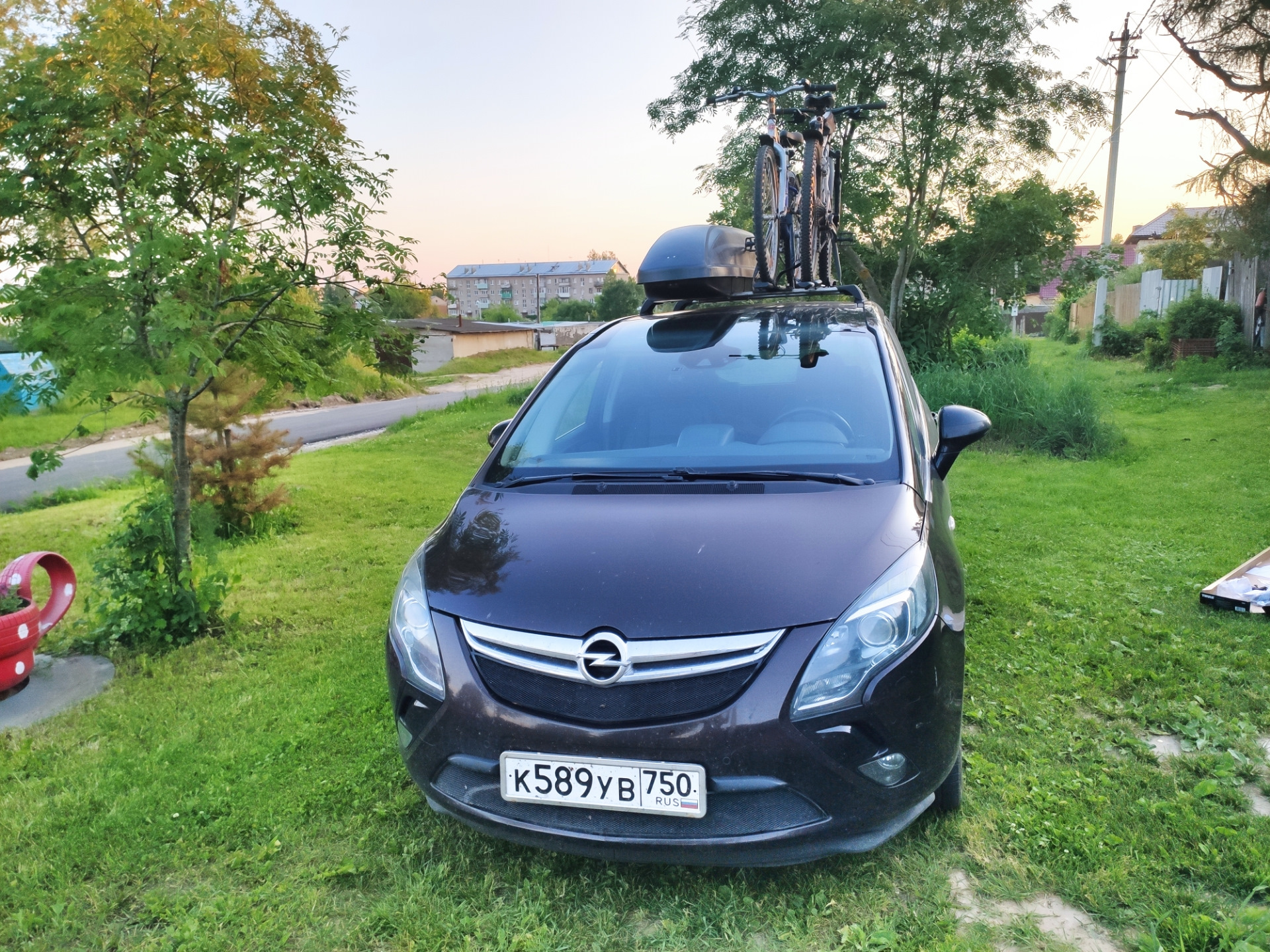 Zafira Tourer c вело ерепление