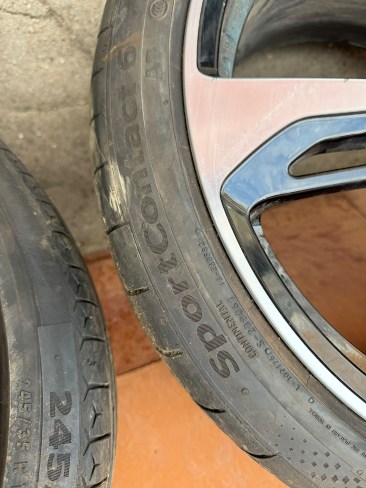 Шины летние Continental 245/35 R19, литые диски Ronal 9Jx19 ET52 5x112 ...