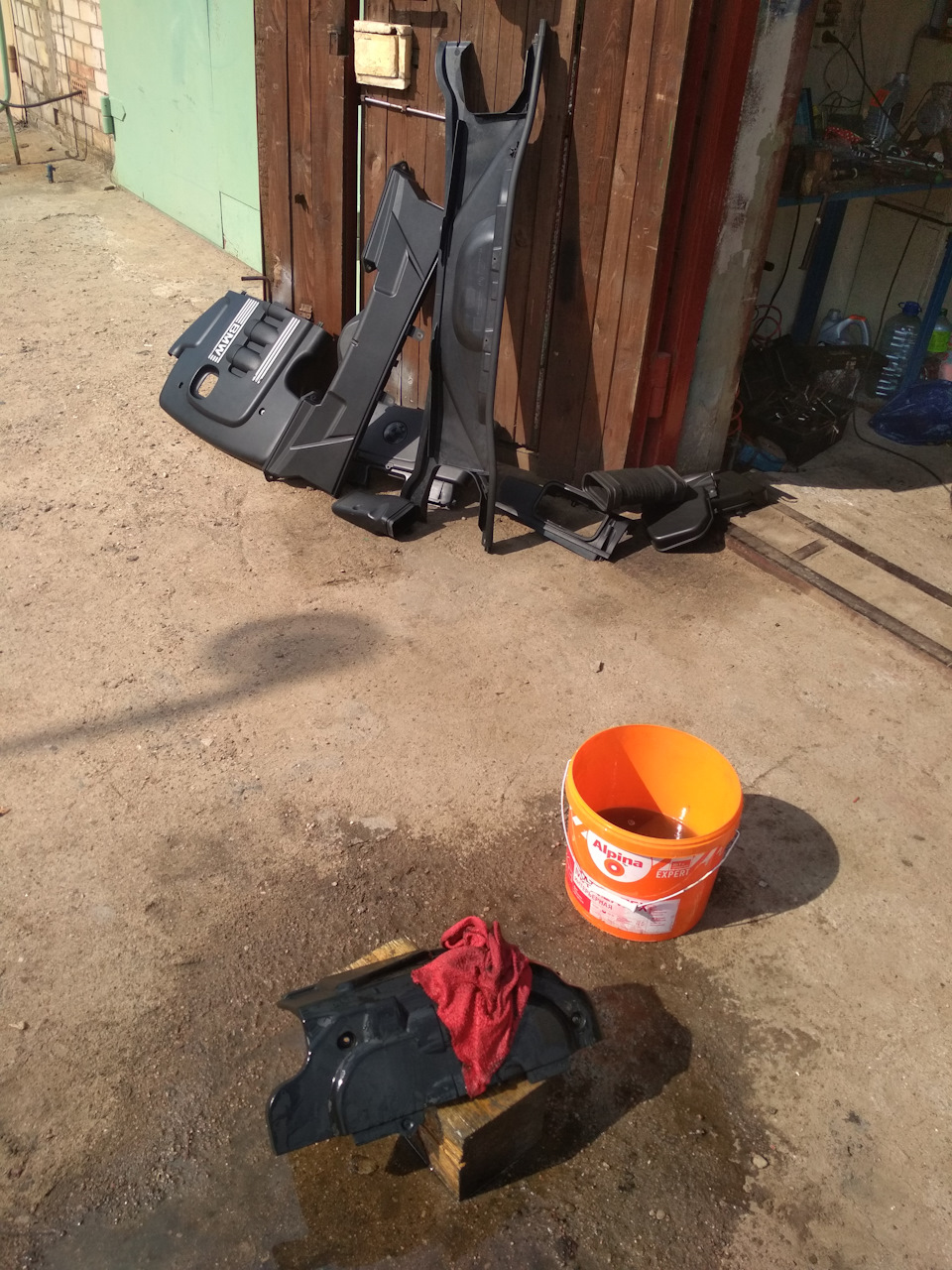 Мойка двигателя, чистка впускного коллектора, заглушки заслонок — BMW 3 ...