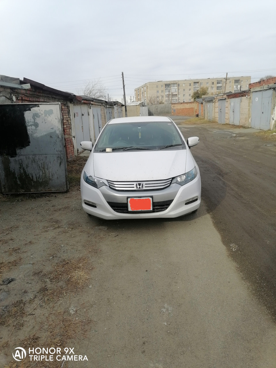 Вид сток и с ресничкой — Honda Insight (2G)