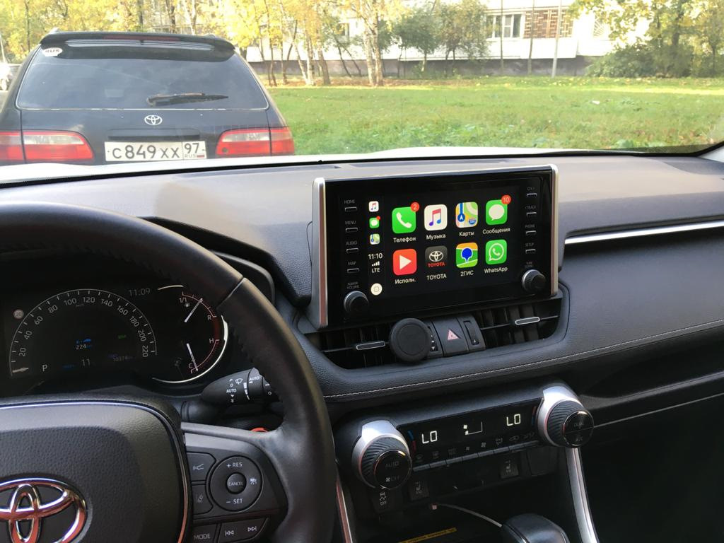 Установка CarPlay и Андроид АВТО — Toyota RAV4 (5G), 2,5 л, 2020 года |  визит на сервис | DRIVE2