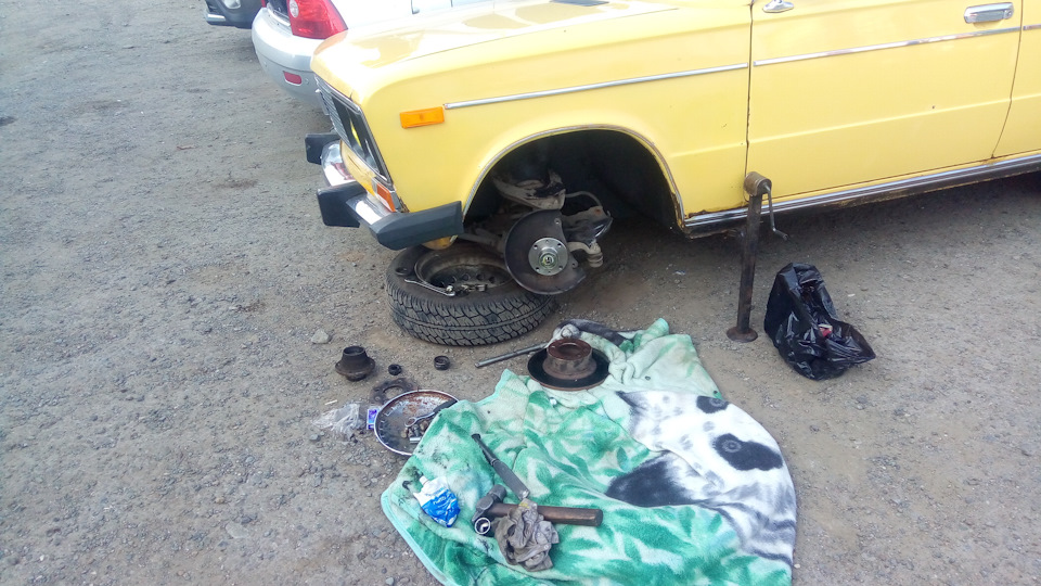 Сорвалась резьба со ступицы. — Lada 21061, 1,5 л, 1982 года | поломка ...