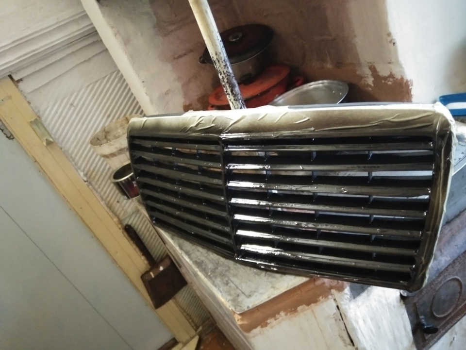 Решетка авангард — Mercedes-Benz E-class (W124), 2 л, 1995 года ...