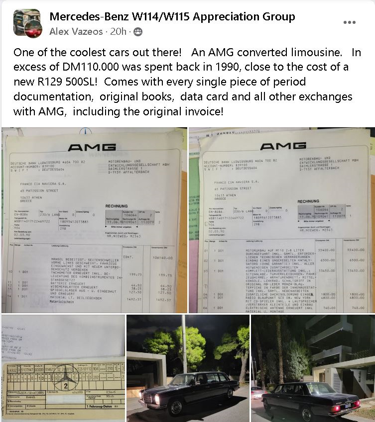 Фото в бортжурнале Mercedes-Benz W115