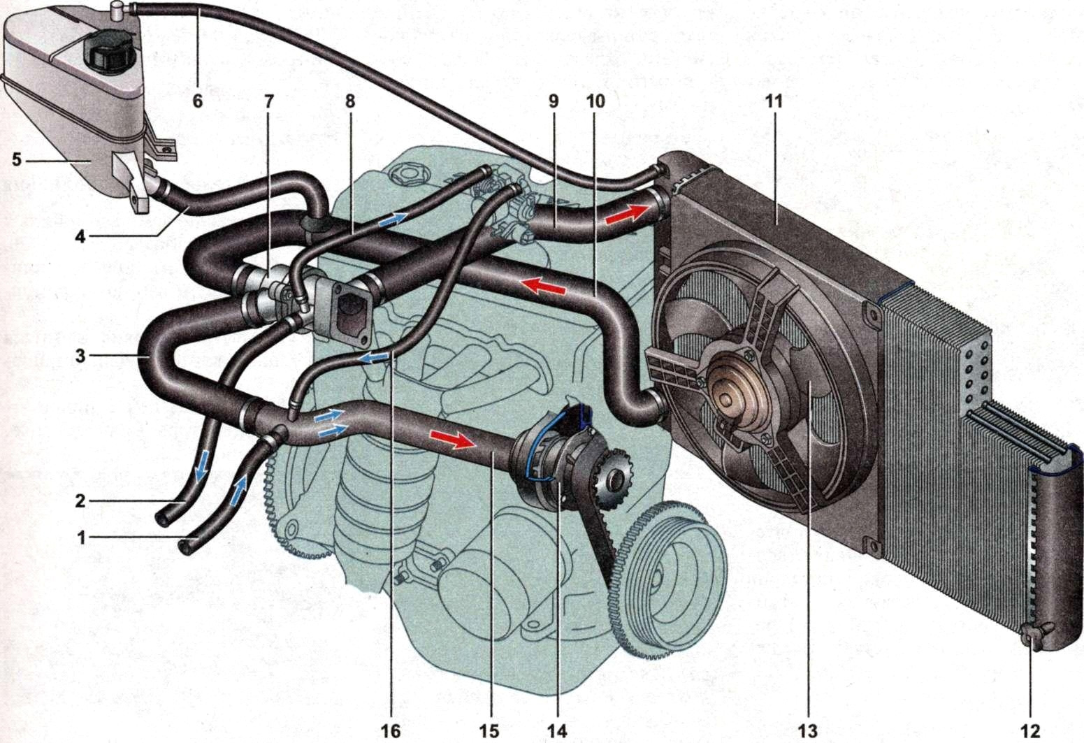 Охлаждение двигателя ваз. Система охлаждения двигателя ВАЗ 2190. Система охлаждения Лада Гранта 8 клапанов. Охлаждающая система Лада Калина 1. Лада Калина 1 система охлаждения двигателя.