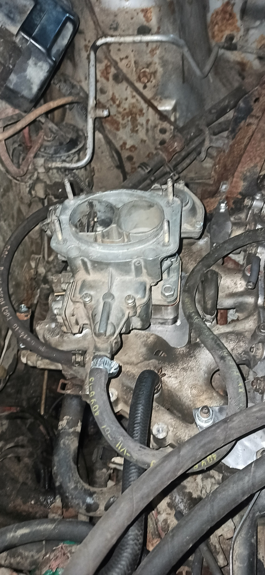 Установка карбюратора ДААЗ в Хонду — Honda Civic Shuttle (1G), 1,5 л ...