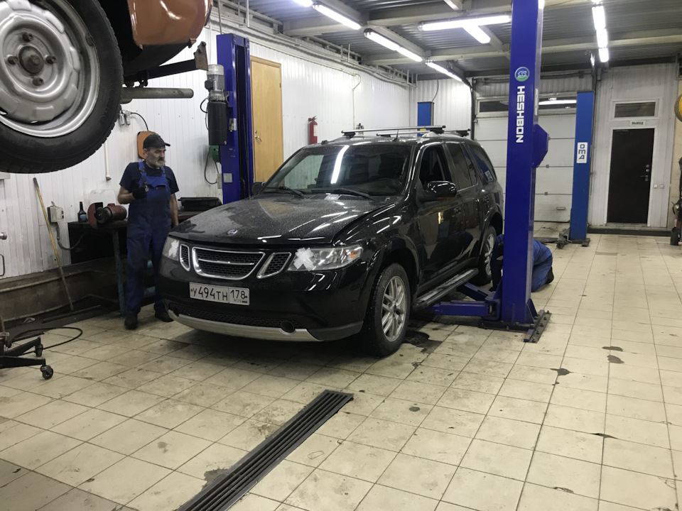 8. Первое легкое ТО, диагностика, результат химчистки — Saab 9-7X, 5,3 ...