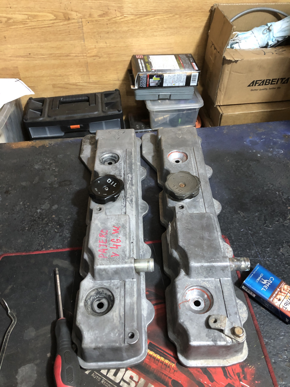 Странная сеточка в клапанной крышке. — Mitsubishi Pajero (2G), 2,8 л ...