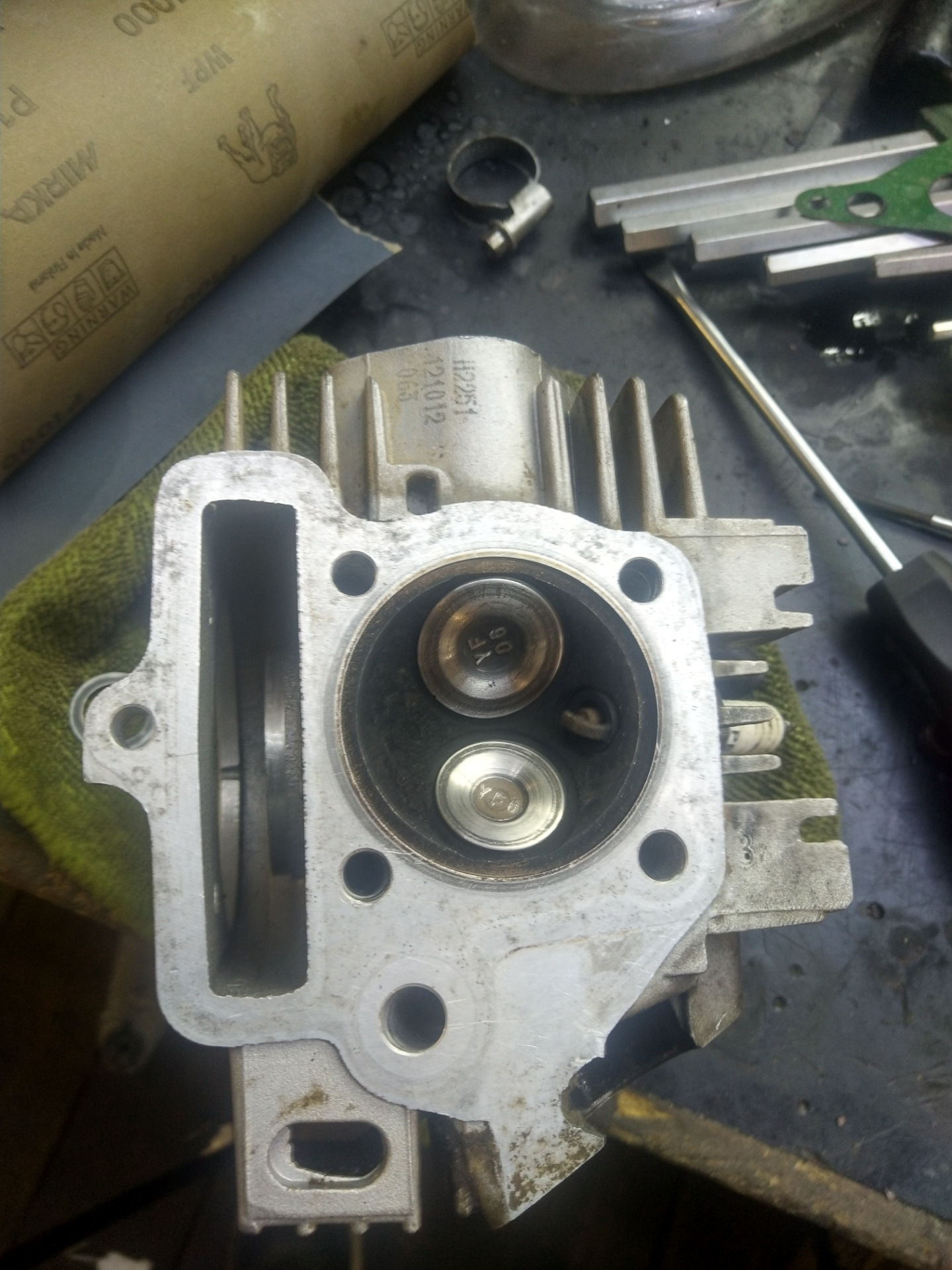 YX140, подняло ГБЦ. Лифт шисятки! — Volvo S60 (1G), 2,5 л, 2006 года ...
