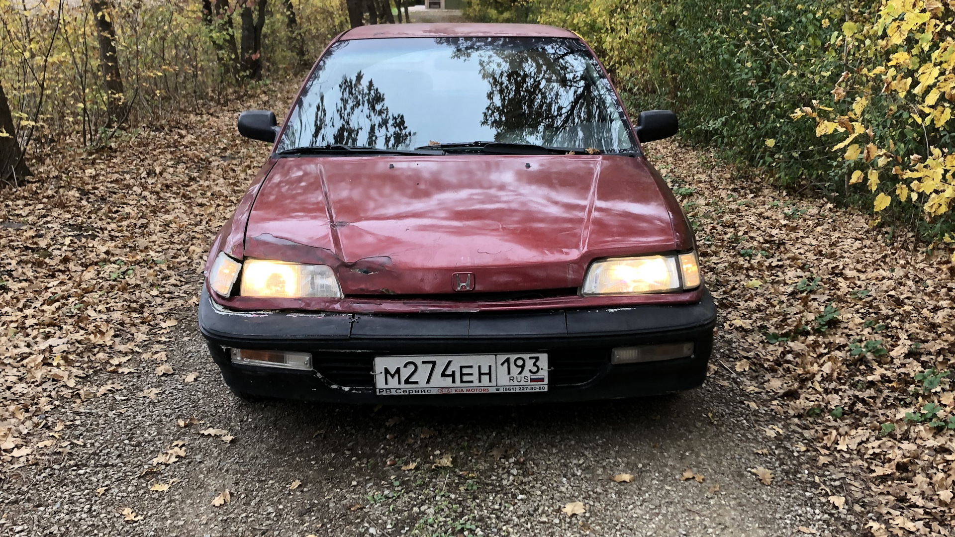 Honda Civic (4G) 1.5 бензиновый 1991 | Малиновый Квадрат на DRIVE2