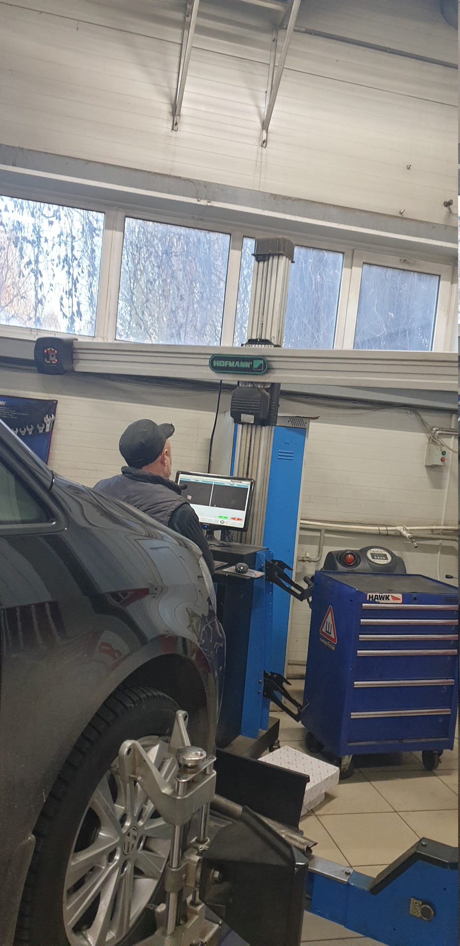 Пит-стоп по замене шин. Регулировка схода-развала. — Volkswagen Touran ...