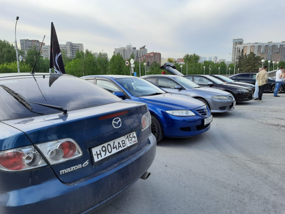 Встреча клуба Mazda6GG Новосибирск — Mazda 6 (1G) GG, 1,8 л, 2006 года ...