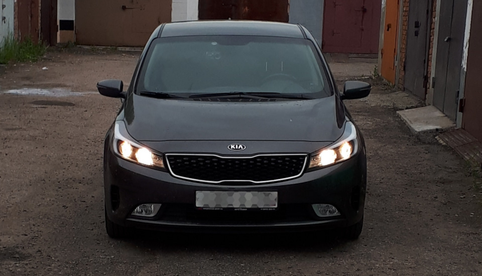 ДХО дальний в полнакала — KIA Cerato (3G), 1,6 л, 2019 года | своими ...