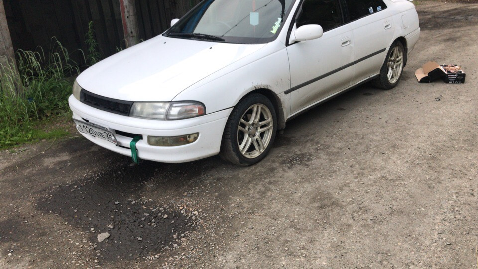 Занижение toyota carina e