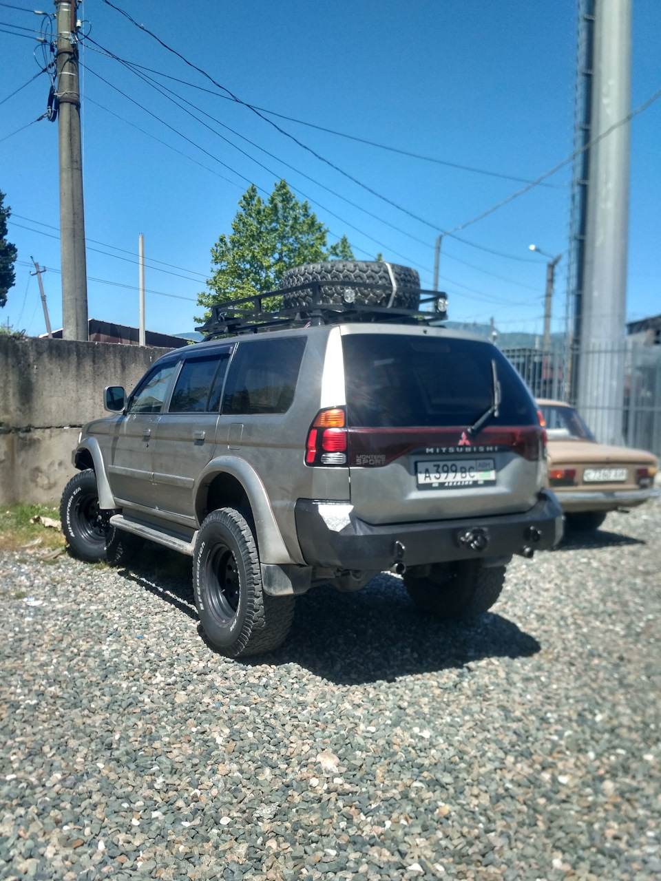 Купить силовой бампер задний MITSUBISHI Pajero sport I /Montero sport