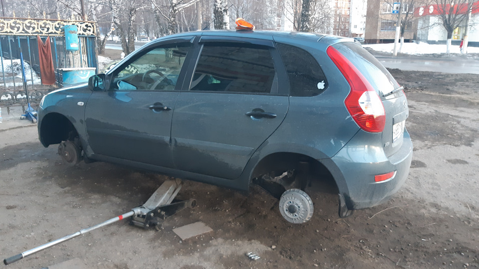 Резина Tigar High Performance 195/55 R15 — Lada Калина 2 хэтчбек, 1,6 л ...