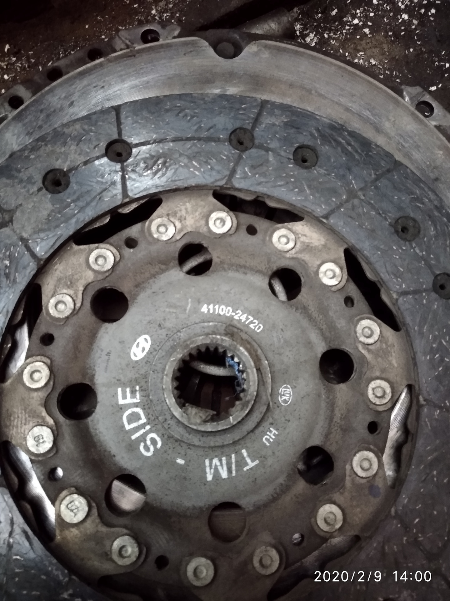 замена двухмассового маховика + карзина сцепления — Hyundai Tucson (JM ...