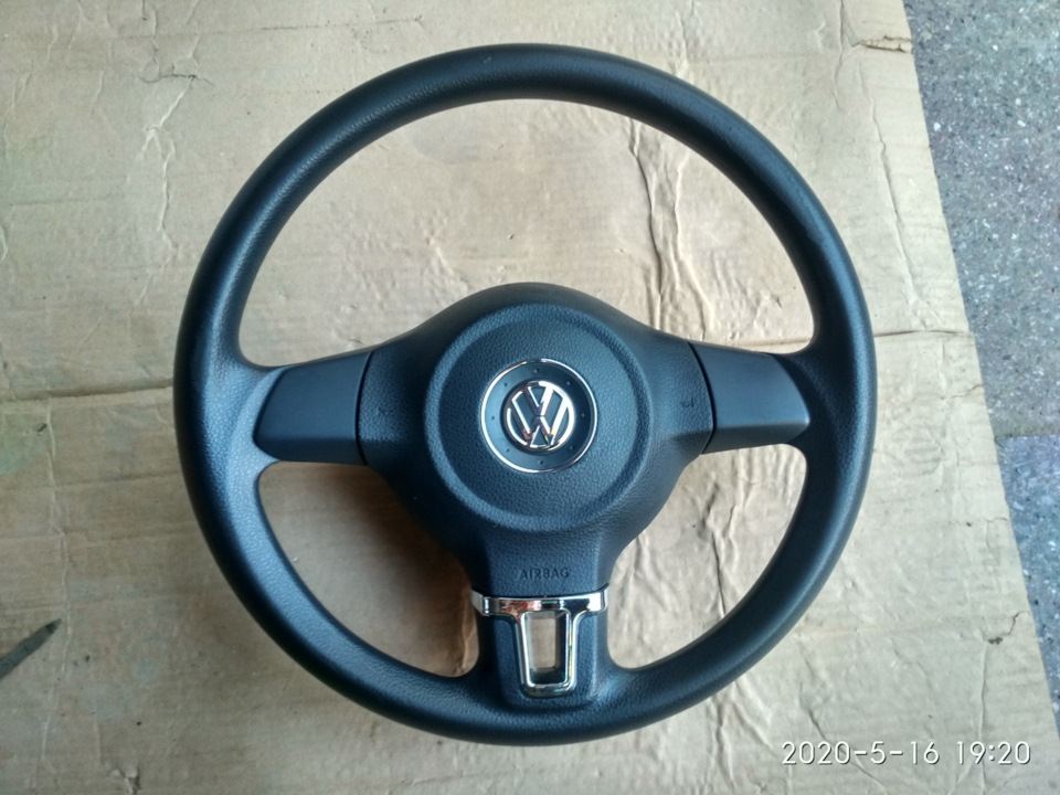 Установка руля от Polo 6C с круиз-контролем — Volkswagen Polo Sedan, 1 ...