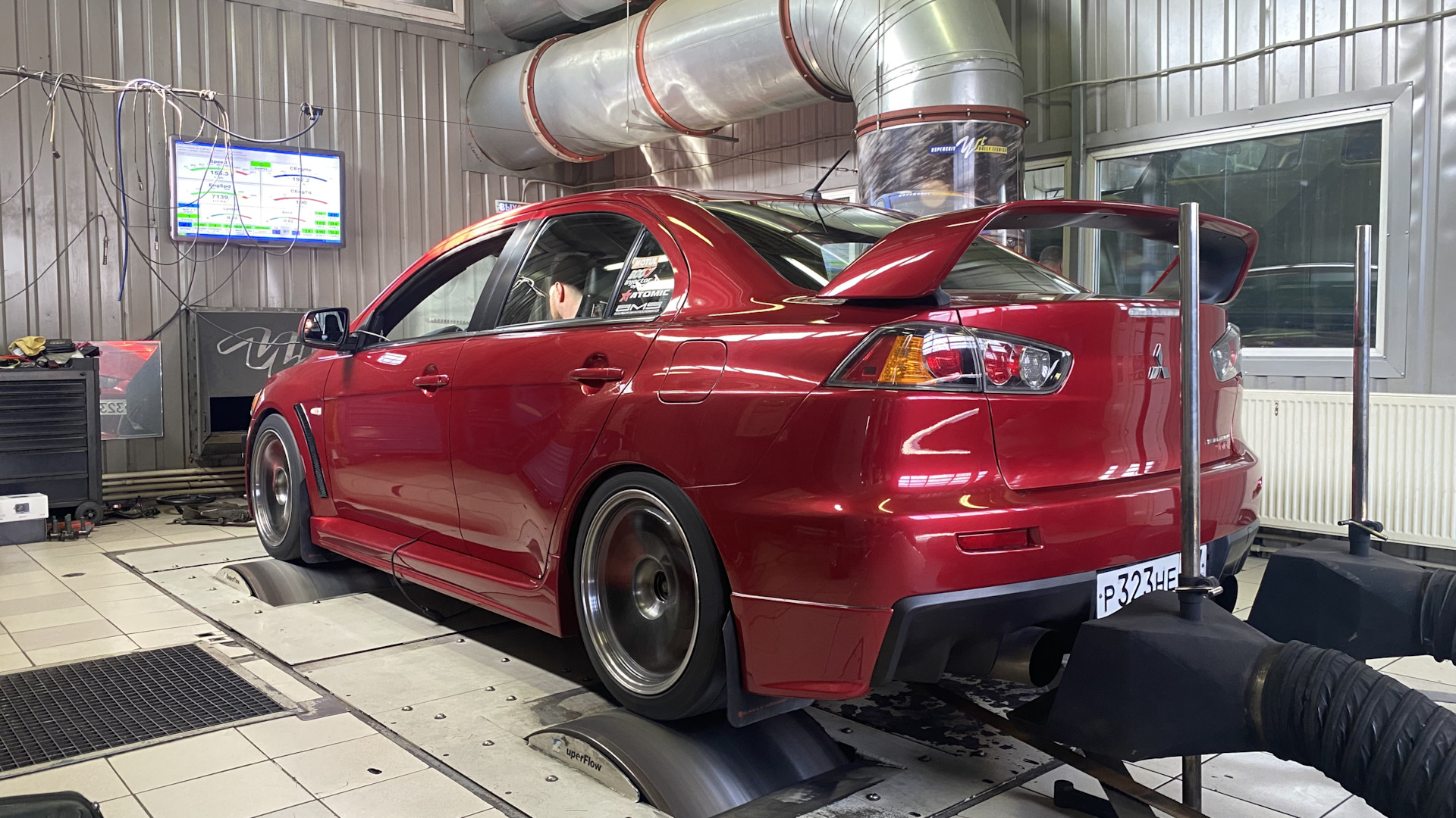 Mitsubishi Lancer Evolution X 2.0 бензиновый 2008 | X MR FQ430 Double  Spacer на DRIVE2