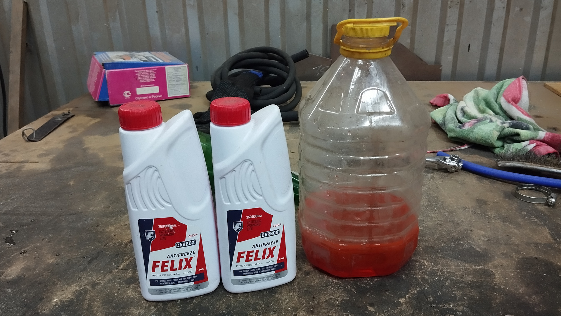 Решил поменять масло, и при случае поменял радиатор ОЖ, теплообменник ...