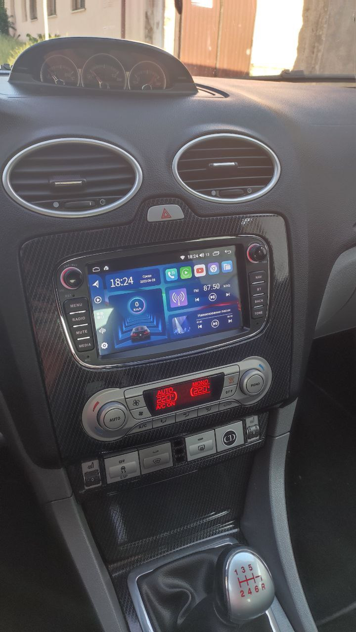 Установка андроид магнитолы — Ford Focus ST II, 2,5 л, 2008 года ...